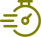 Speed icon representing faster modular construction